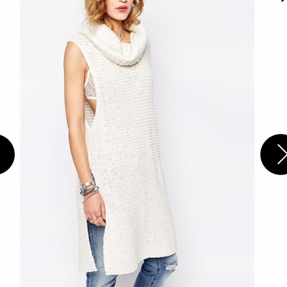 Free People Ivory Comb Turtleneck. - Picture 15 of 16